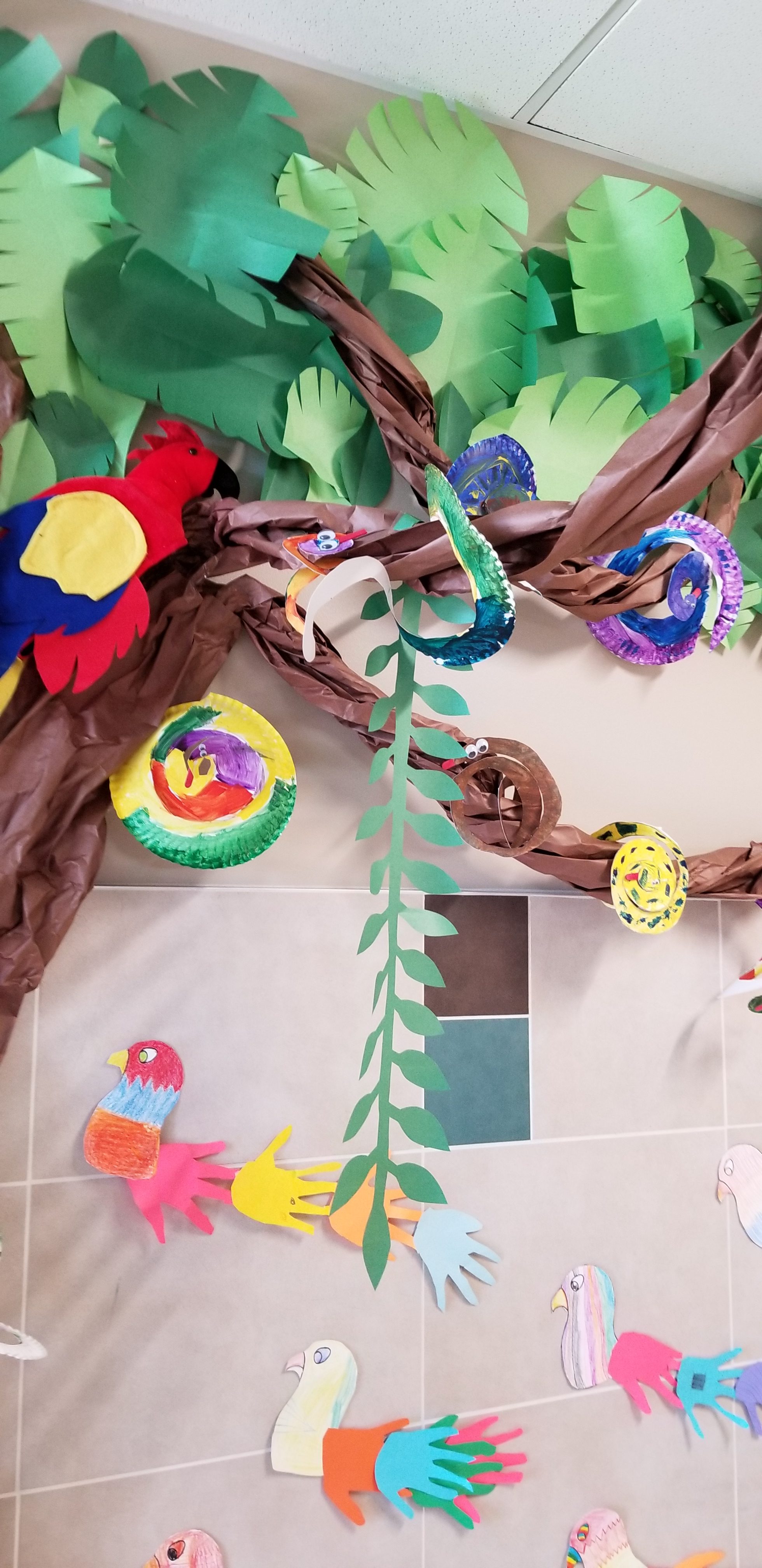 Paper Jungle at Stansbury Elementary